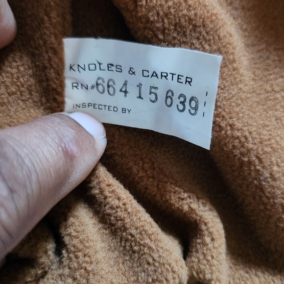 KNOLES CARTER CHESTNUT BROWN ITALIAN LAMBSKIN COAT BOMBER - Picture 10 of 10